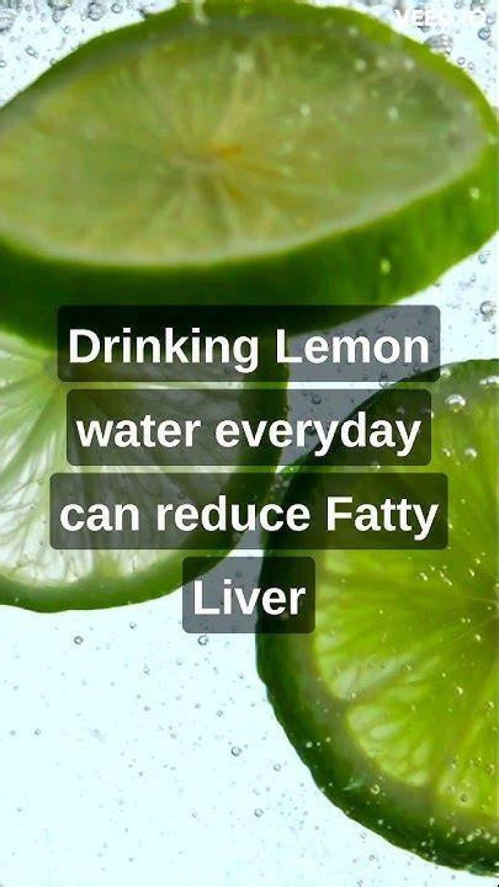 Can lemon water reduce fatty liver?