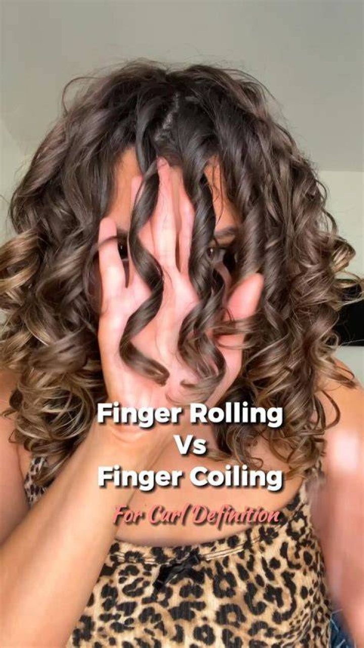 Can you curl your hair with your finger?