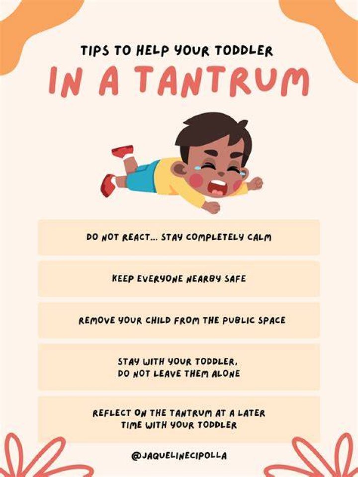 How long do you let a toddler have a tantrum?