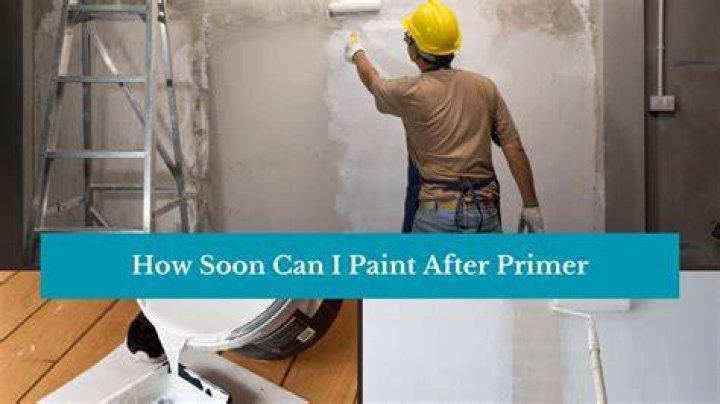 How soon after priming can I paint?