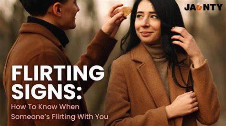 What do guys do when flirting?
