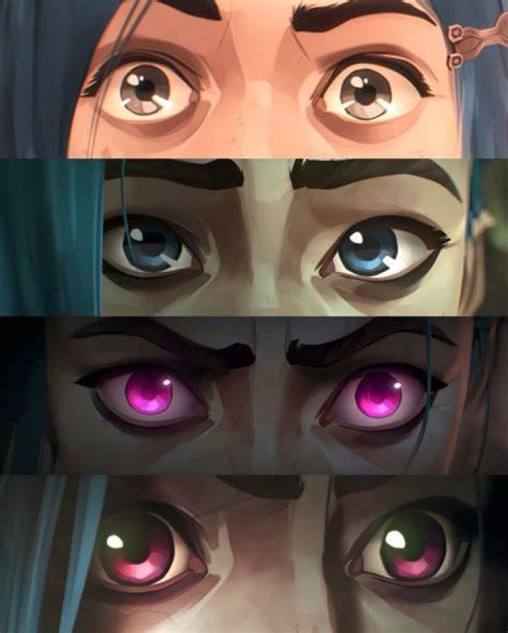 Why do Jinx eyes turn pink?